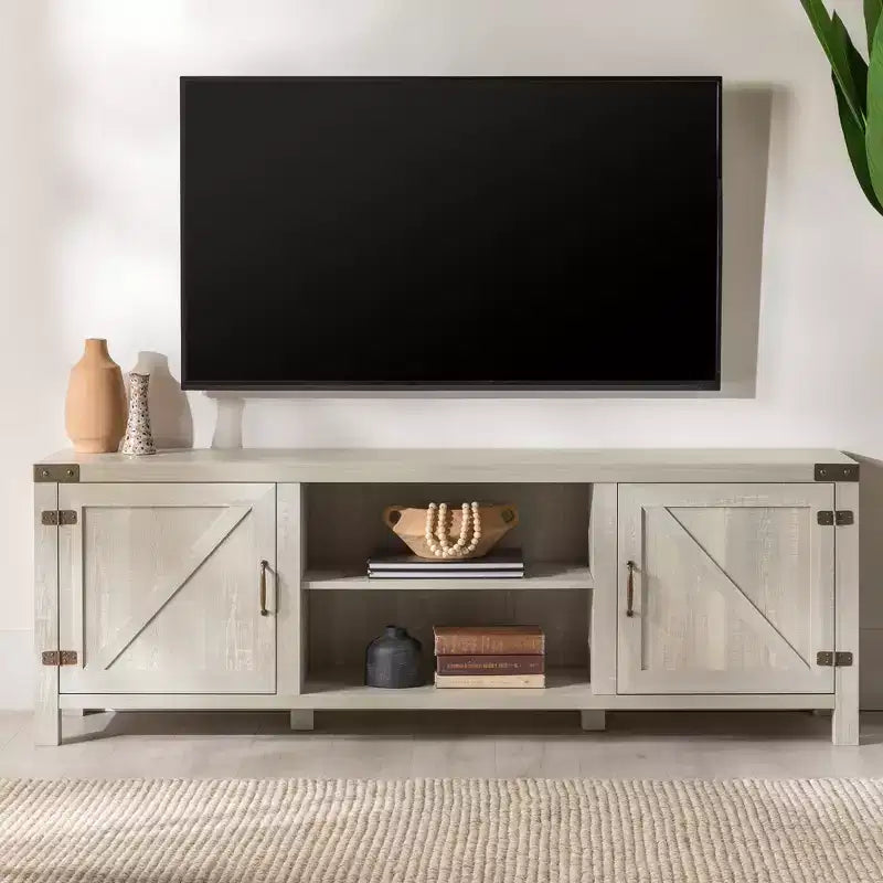Mobile porta TV effetto fienile per TV fino a 80 pollici