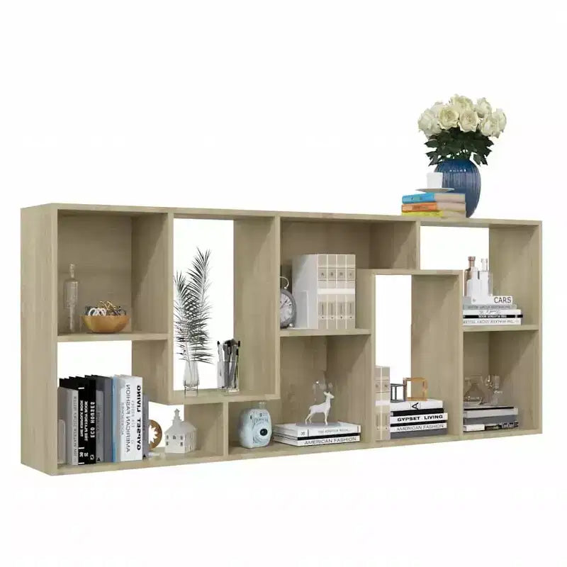 Libreria a 4 ripiani – Legno ingegnerizzato, Finitura rovere opaco