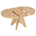 Set da pranzo allungabile con 4 sedie imbottite