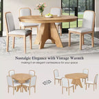 Set da pranzo allungabile con 4 sedie imbottite
