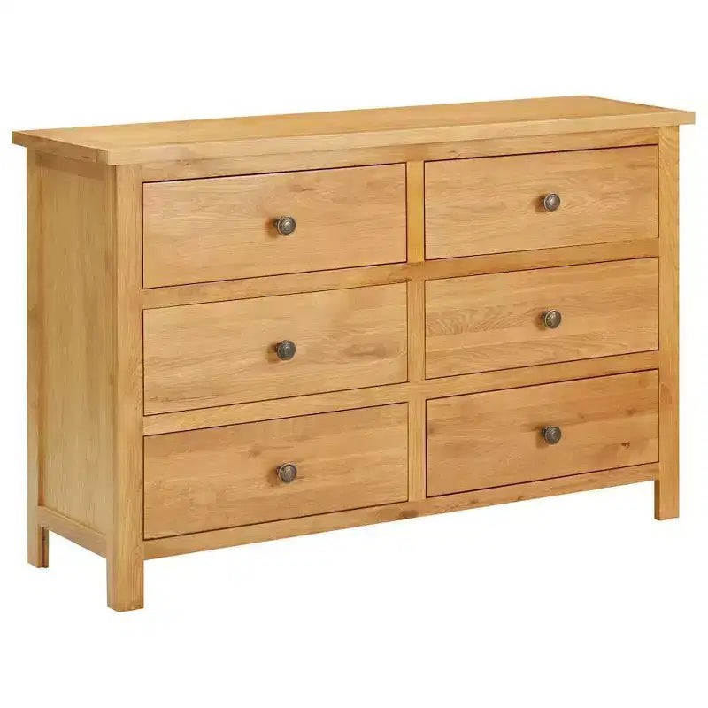 vidaXL Chest of Drawer Natural Oak