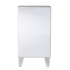 HomeRoots 26 Silver End Table With Three Drawers