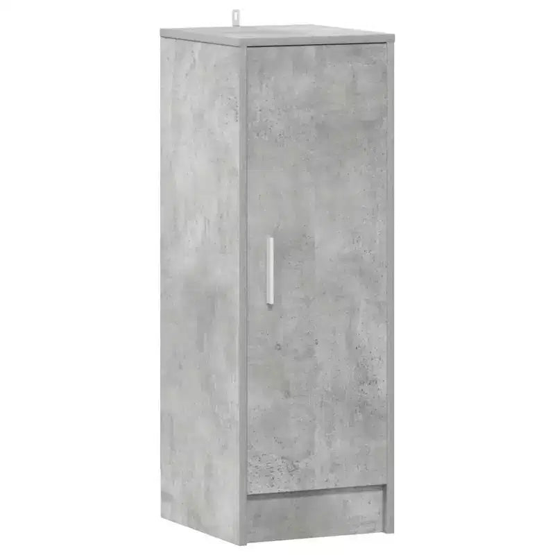 vidaXL Shoe Cabinet Concrete grey Engineered wood Standard Shoe Rack