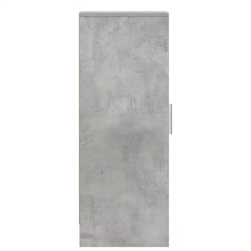 Scarpiera – Legno ingegnerizzato grigio cemento, capacità 6 paia
